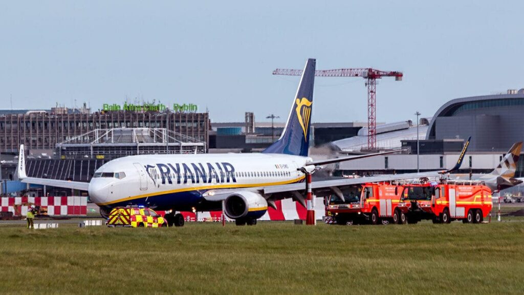 Ryanair Boeing 737 jet diverts to France following reports of fire on board