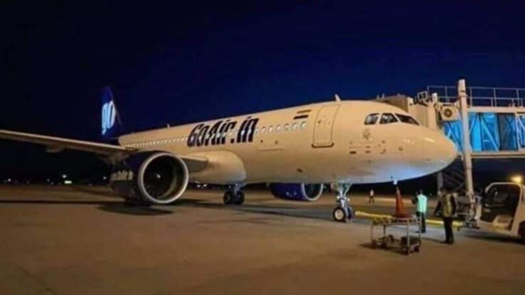 GoAir plane has been delayed in Srinagar and is being checked after receiving a phone call warning of a bomb inside the plane. 