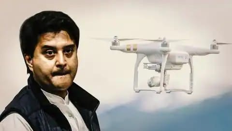 Scindia - the drone service sector shows immense promise and will provide about one lakh jobs in the next four to five years.