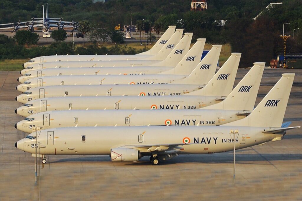 Boeing to conduct heavy maintenance checks on three Indian Navy P-8I long-range maritime patrol aircraft at Air Works