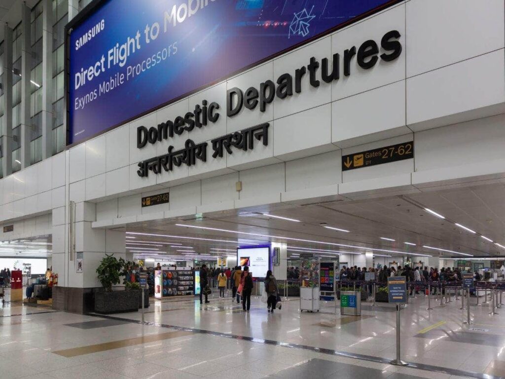 Delhi airport, which was ranked as the world's second busiest airport in March, has surpassed the pre-Covid-19 level of  domestic traffic