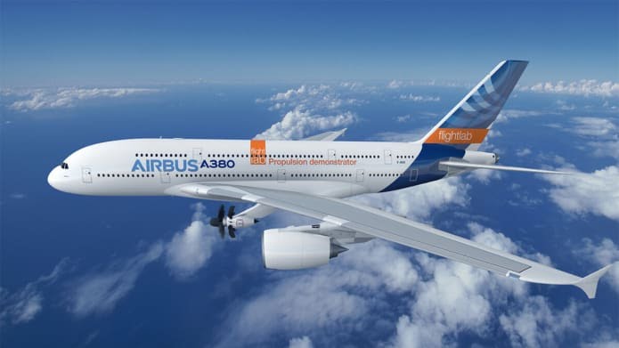 Airbus to conduct experimental test on A380 superjumbo with open fan engine