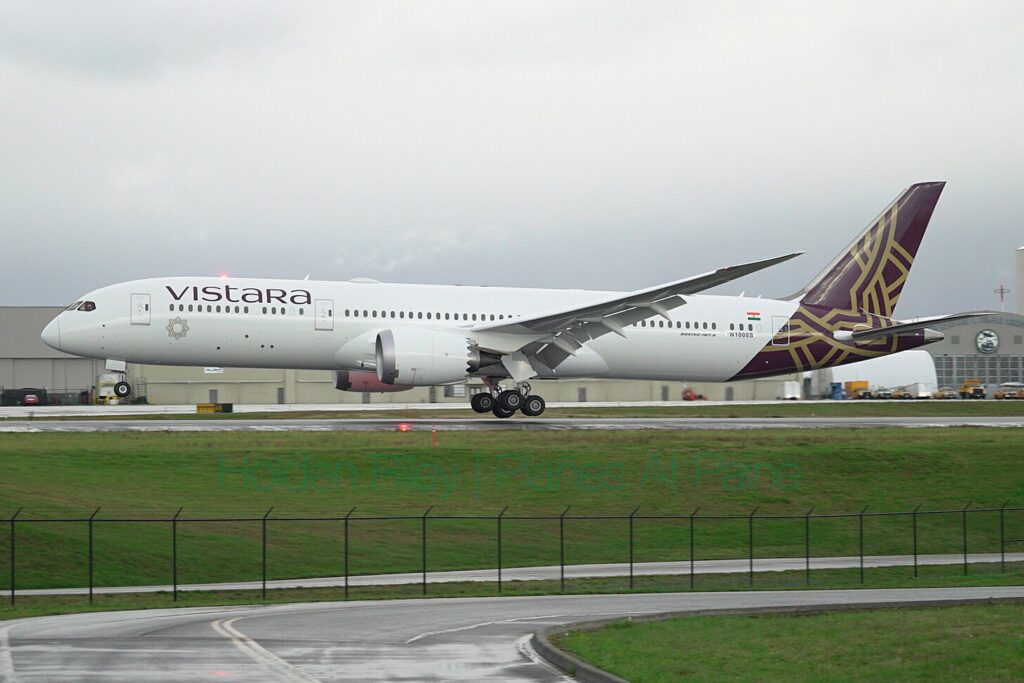 Vistara is bringing on board a third Boeing 787-9 Dreamliner