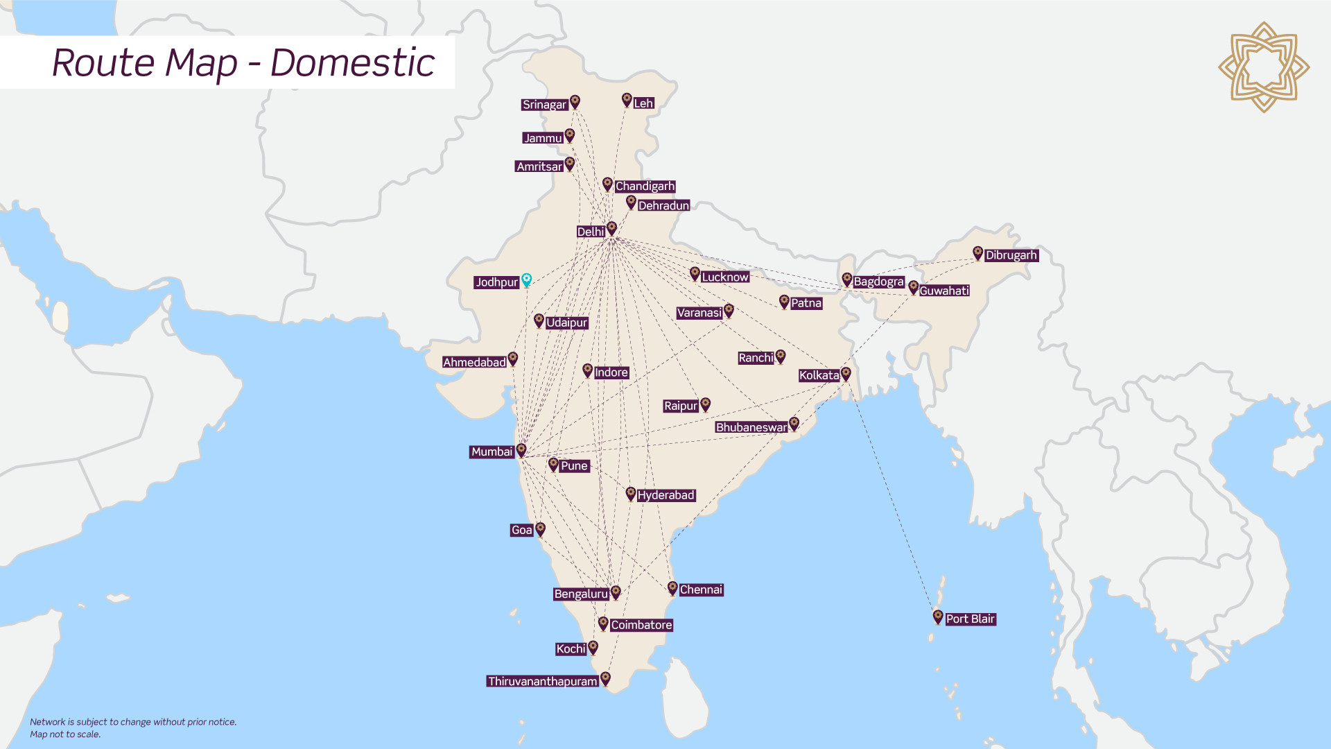 Vistara-airlines-Domestic-destinations