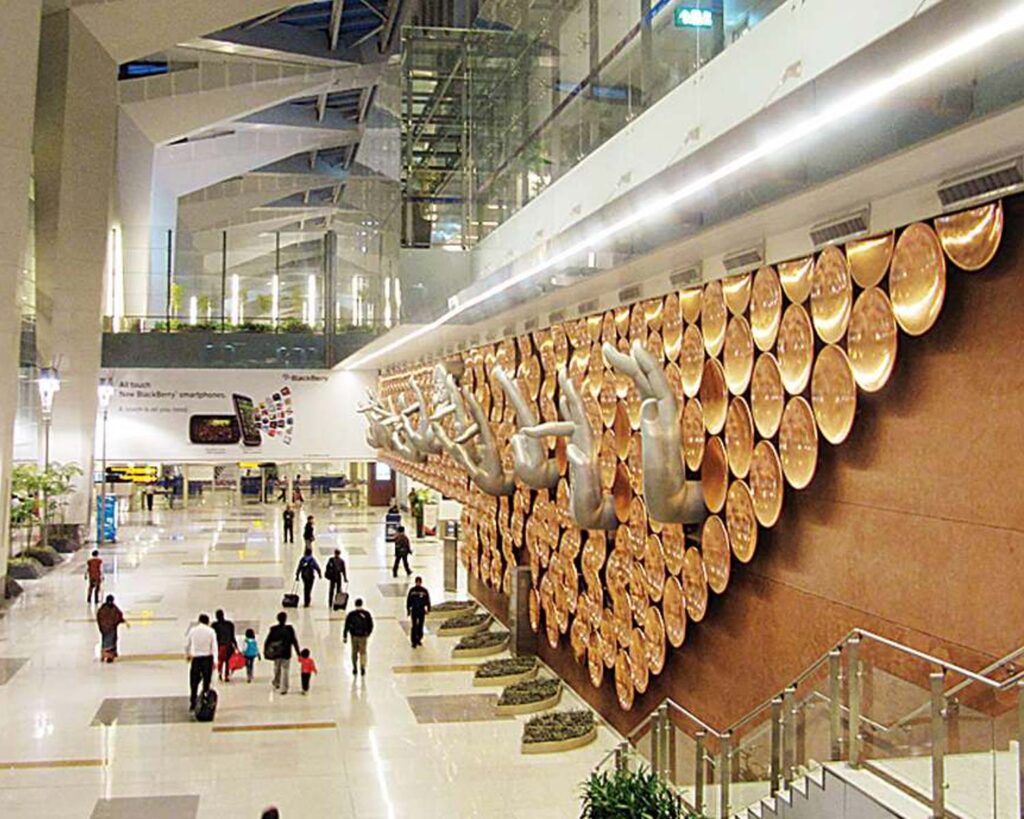 Image : delhi's indira gandhi international airport