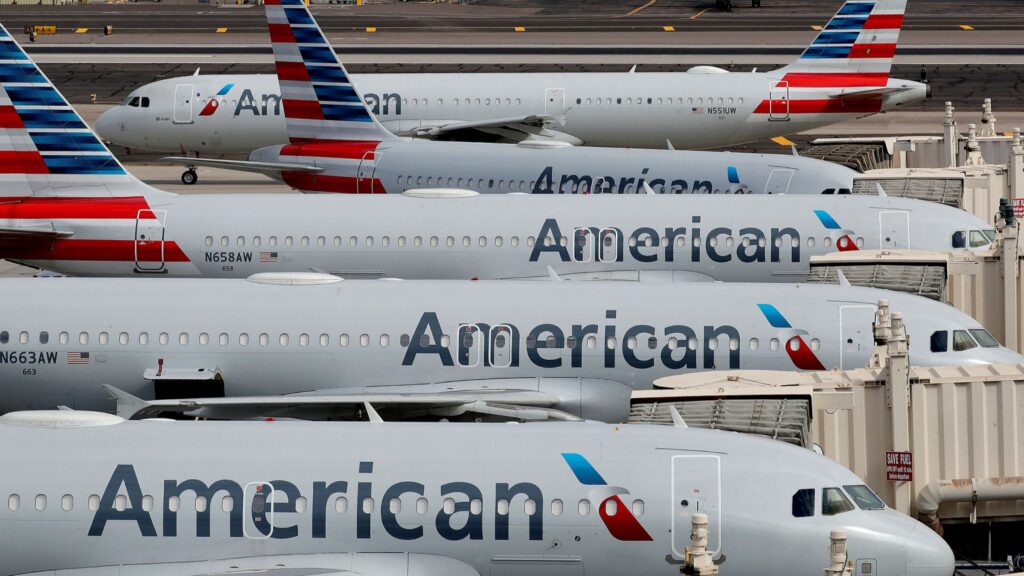 American Airlines reported a $483 million profit for the third quarter and joined competitors in projecting strong travel demand 