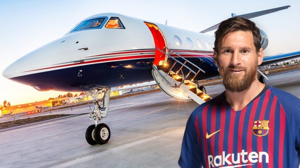 Lionel Messi criticised for making 52 journeys in three months on his private plane, emitting 150 years' worth of CO2