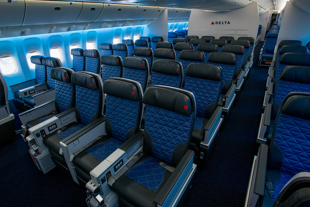 New Delta One suites and Premium Select seats on the 777-200 