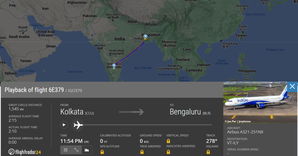 Indigo bomb threat onboard Airbus plane