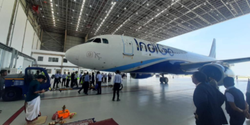 Indigo-airline-new-maintenance-hangar-at-bengaluru-airport