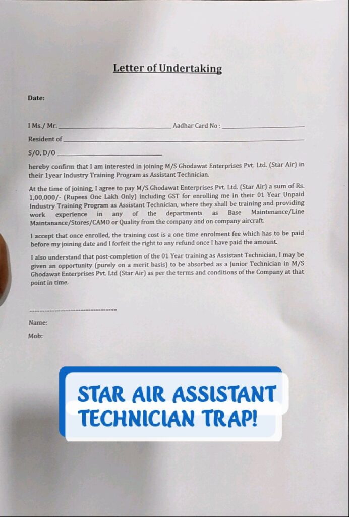 Star-air-technician-fraud