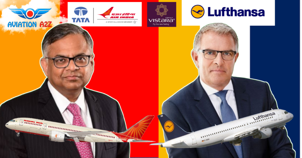 Lufthansa to Tie Up with New TATA Air India and TATA-SIA Vistara