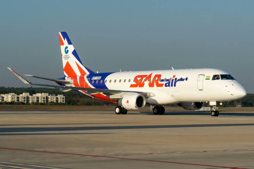 Star Air received it's First New Embraer E175 Jet