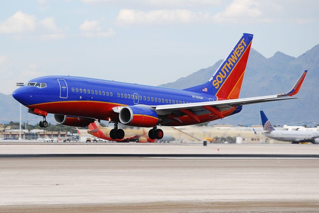 Photo : Southwest Airlines https://commons.wikimedia.org/wiki/File:Southwest_Airlines