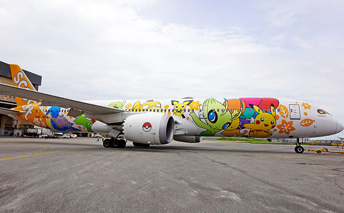 ANA Group And The Pokémon Company Have Collaborated To Launch The Specially Painted Pikachu Jet Nh To Participate In The "Pokémon Air Adventures"