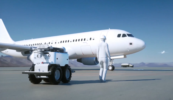 Photo: Airbus AirCobot - Collaborative Robot for Aircraft Inspections 3D explainer video by Clipatize screenshot
