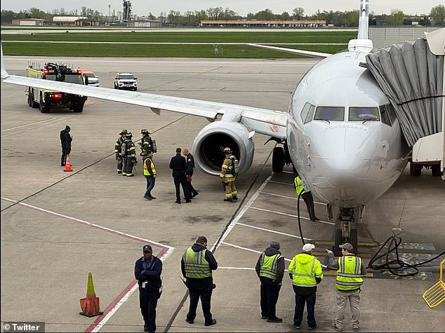 American Airlines Airbus A319 flight from Key West to Charlotte on Aug 21st 2023, rejected takeoff due to loud noise and engine fire.