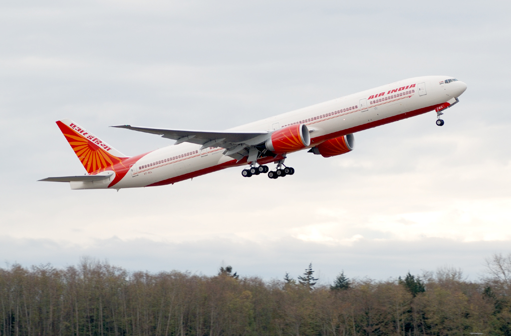 Air India flight Woman 