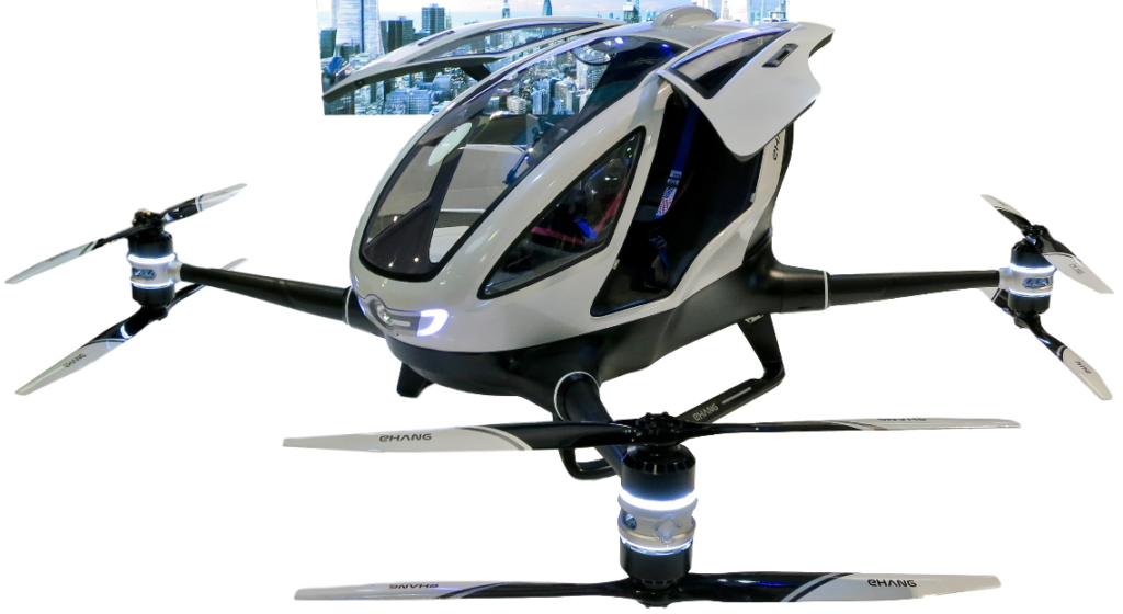 Photo : Chinese drone technology company EHang Holdings https://www.google.com/url?sa=i&url=https%3A%2F%2Fcommons.wikimedia.org%2Fwiki%2FFile%3AEhang184.png&psig=AOvVaw0XfmT7P9iFgwIy2alcS2Tz&ust=1682758302136000&source=images&cd=vfe&ved=0CBMQjhxqFwoTCPDUx6aZzP4CFQAAAAAdAAAAABAE