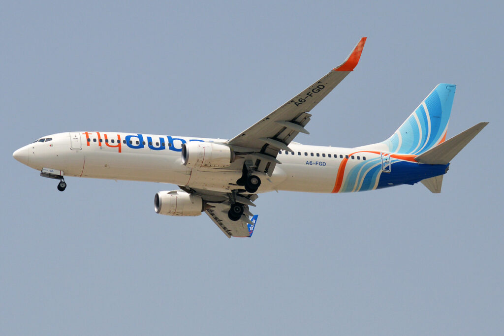 Flydubai Boeing 737 aircraft