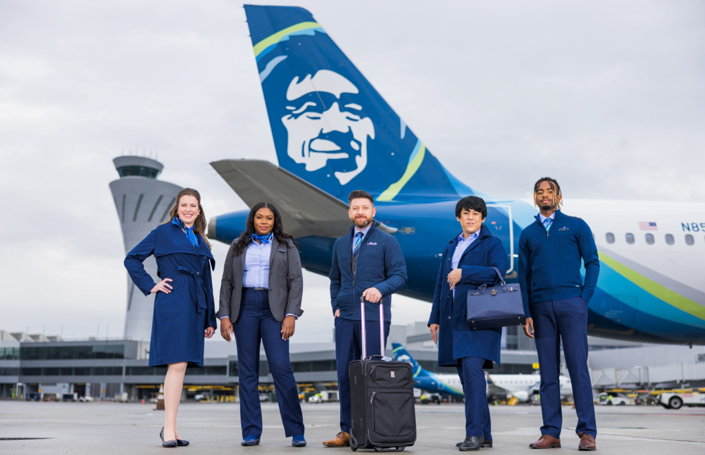 Alaska Airlines Gender Neutral Uniform