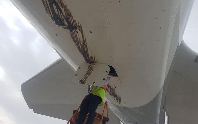 Qatar Airways Airbus A350 tail strike at Islamabad Airport Pakistan