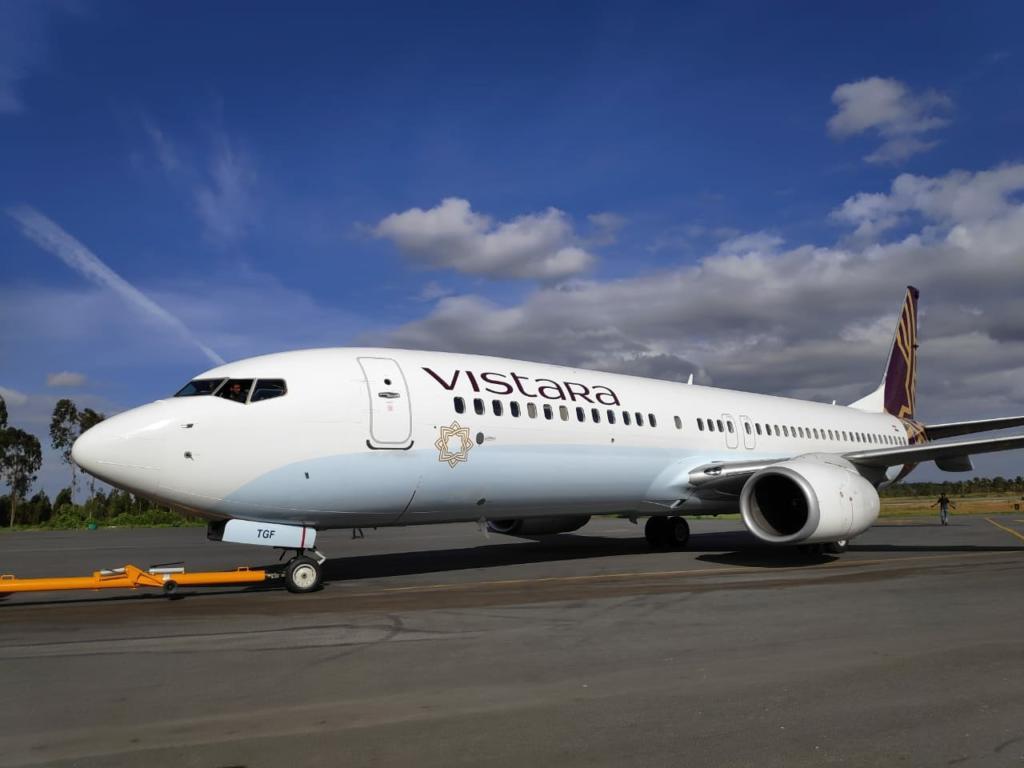 Vistara Boeing 737 VT-TGF