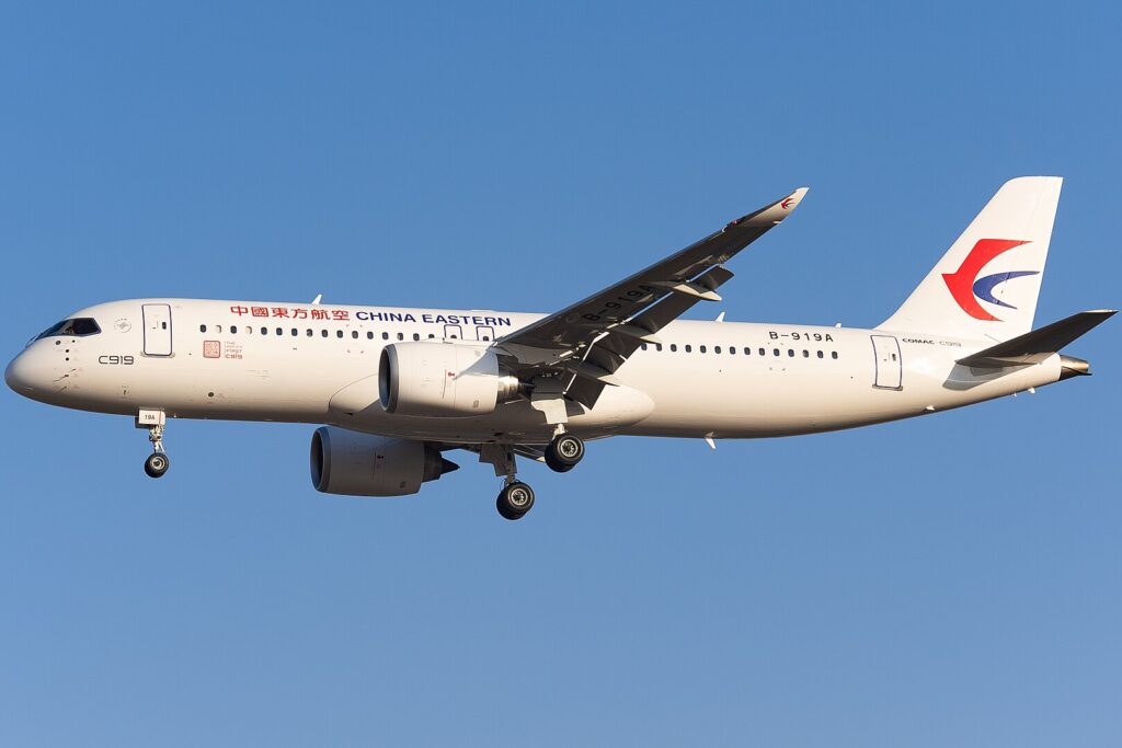 China Eastern Flies World's First Commercial Flight of Comac C919