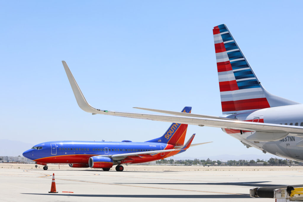 Southwest American Airlines at ONT