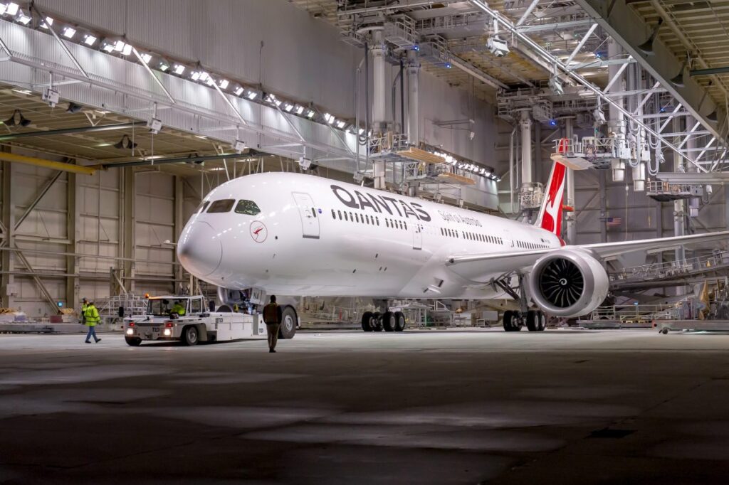 Construction has commenced on the Qantas (QF) Group's inaugural Airbus A220 aircraft, marking a significant milestone in the airline's fleet renewal program.