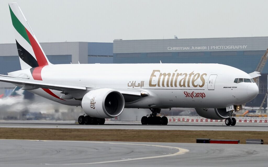 Emirates SkyCargo (EK) expands its fleet with a $1 billion order for five Boeing 777 freighters. 