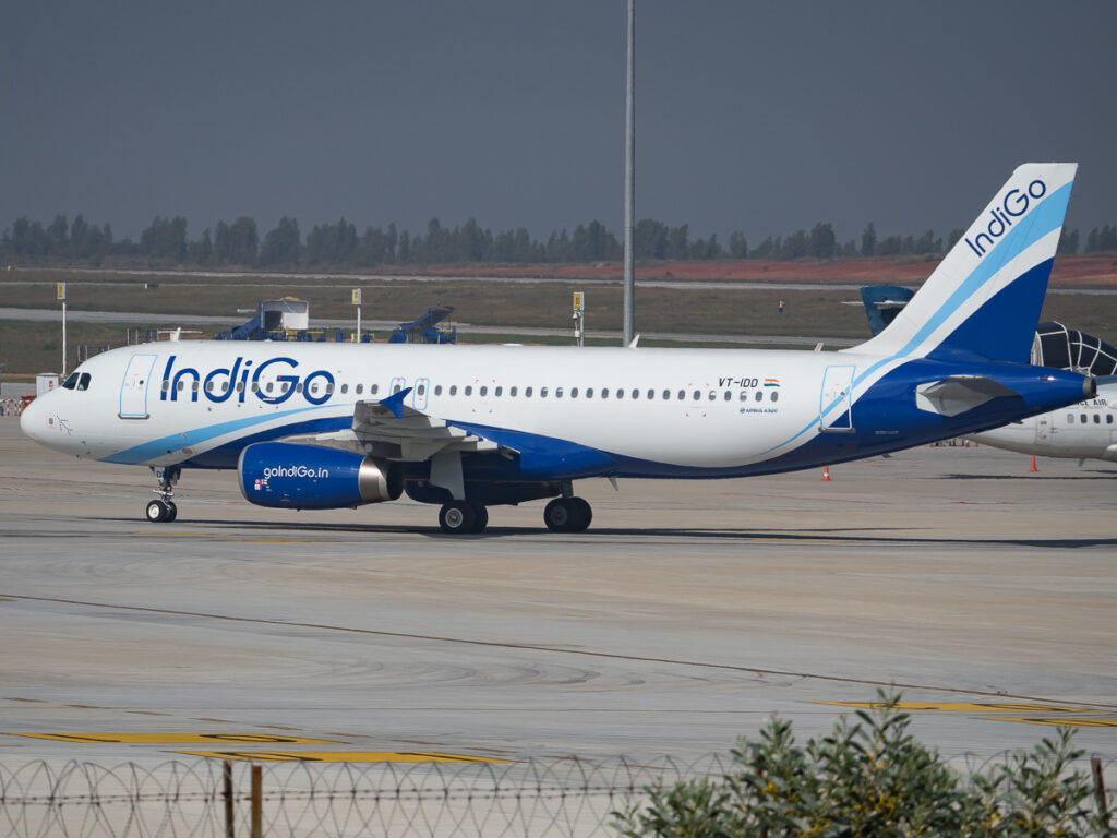 In Monday's trading session, the shares prices of InterGlobe Aviation (IndiGo) experienced a significant decline, dropping by more than 3% to reach Rs 2,378. 