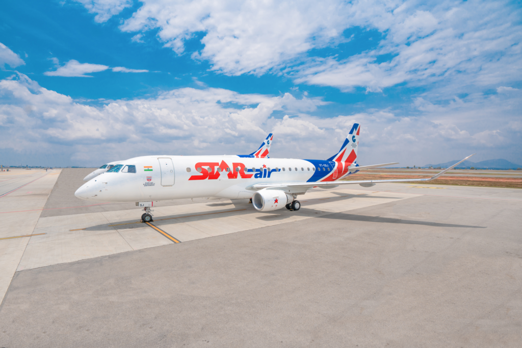 India's leading regional carrier, Star Air (S5), is all set for the first commercial flight of its second Embraer E175 on July 26, 2023. Further, the airline will commence the first commercial flight for its 2nd E175 from Rajiv Gandhi International (HYD) in Hyderabad.