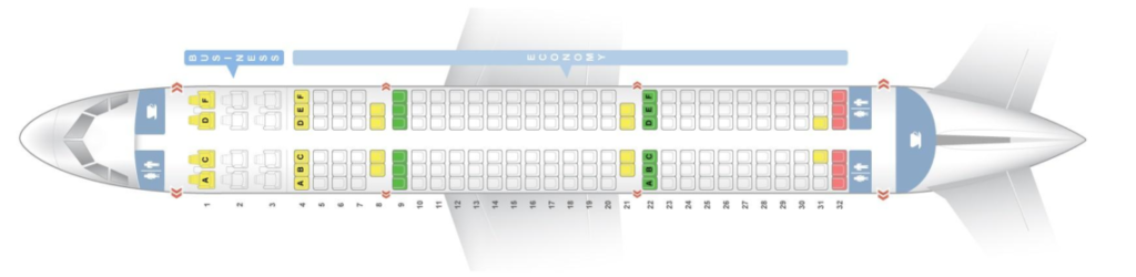 air india flight seating arrangement