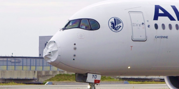 Air France Airbus A350 Damage by Bird; Forced to Make an Emergency Landing in Japan