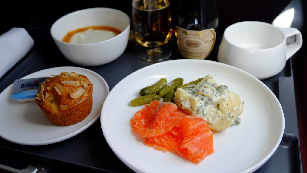 Qantas In-flight food