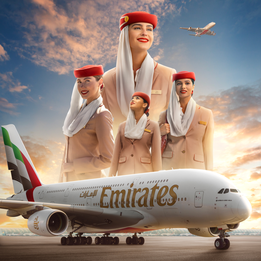 Central to this experience is the exceptional cabin crew who bring Emirates' distinctive inflight service to life at an altitude of 38,000 feet.