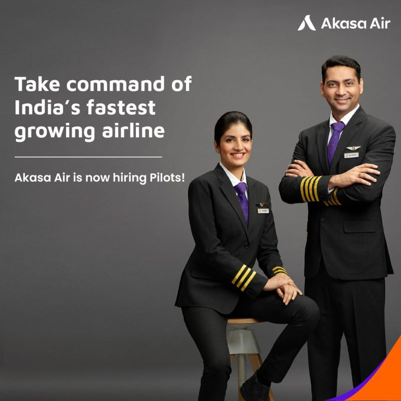 Akasa Air Hiring Pilots