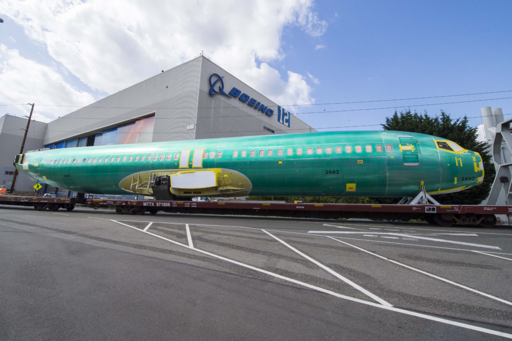 Spirit Boeing 737 MAX Fuselage delivery update