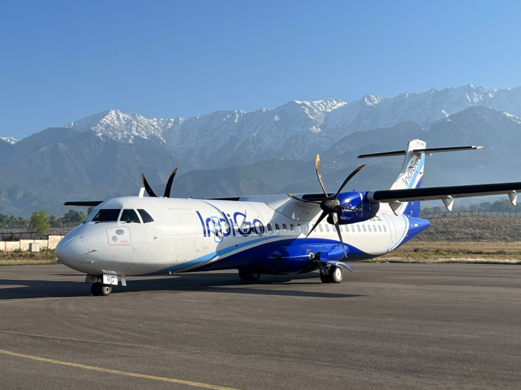 Indigo airlines ATR 72 aircraft