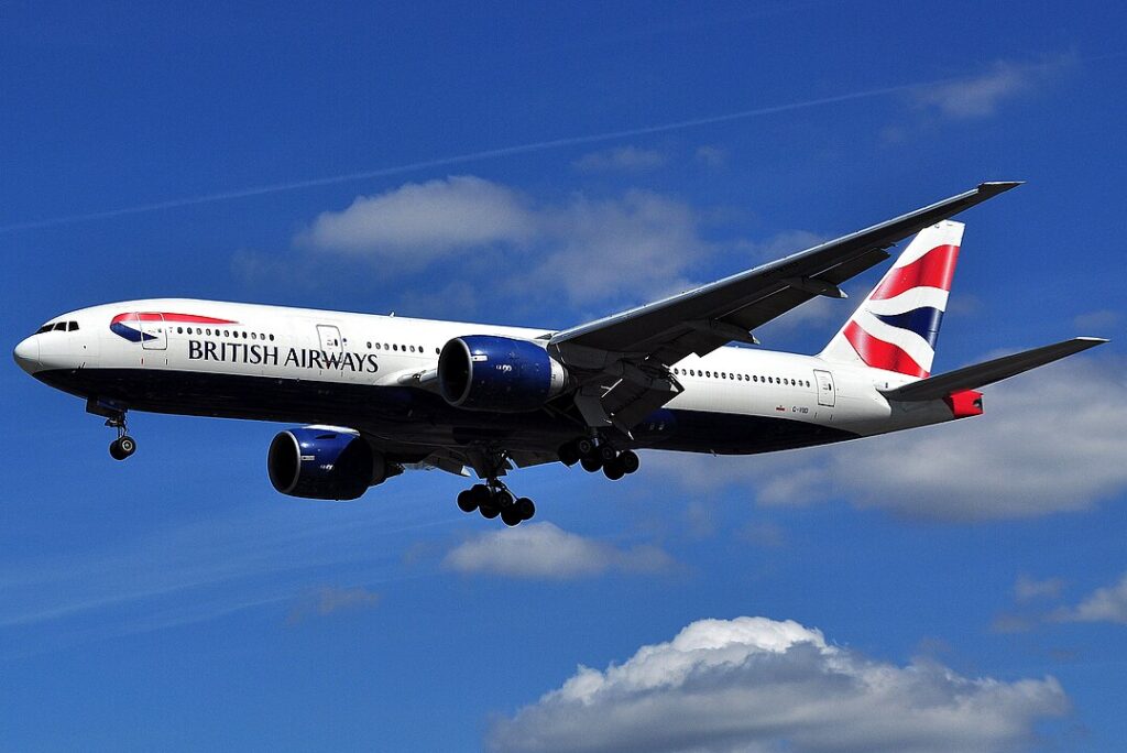 British Airways (BA), flight from London Heathrow (LHR) to New York's Newark Airport (EWR) made a U-turn after facing technical issues due to a broken heating element. 