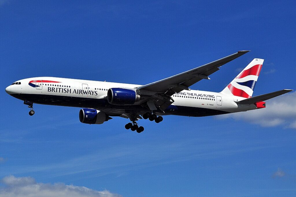 The flag carrier of the UK, British Airways (BA), changed its aircraft on the Heathrow Airport London-Chicago O'Hare route in mid-October 2023.