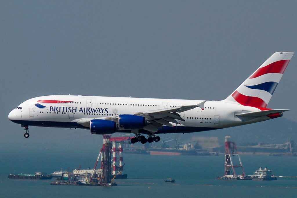 British Airways Airbus A380 London to Miami Flight Circling Over the Atlantic | Exclusive