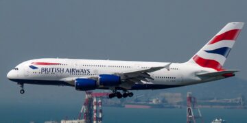 British Airways Airbus A380 London to Miami Flight Circling Over the Atlantic | Exclusive