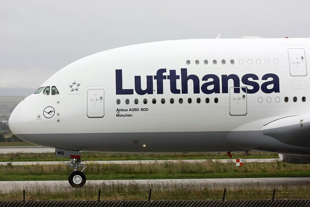 Yet another Lufthansa (LH) double-decker Airbus A380 has left storage in Spain and is making its way back to the German carrier