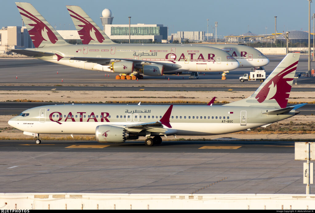 IndiGo Airlines (6E), is looking to damp lease five of the Qatar Airways (QR) owned Boeing 737 MAX 8 aircraft to support its growing operations