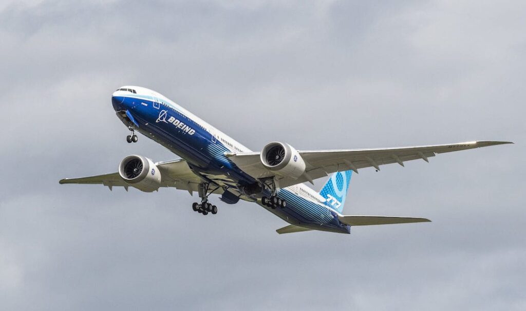 The United States-based Aerospace giant Boeing has made modifications to the technical specifications of the 777X-8 aircraft, resulting in its elongation.