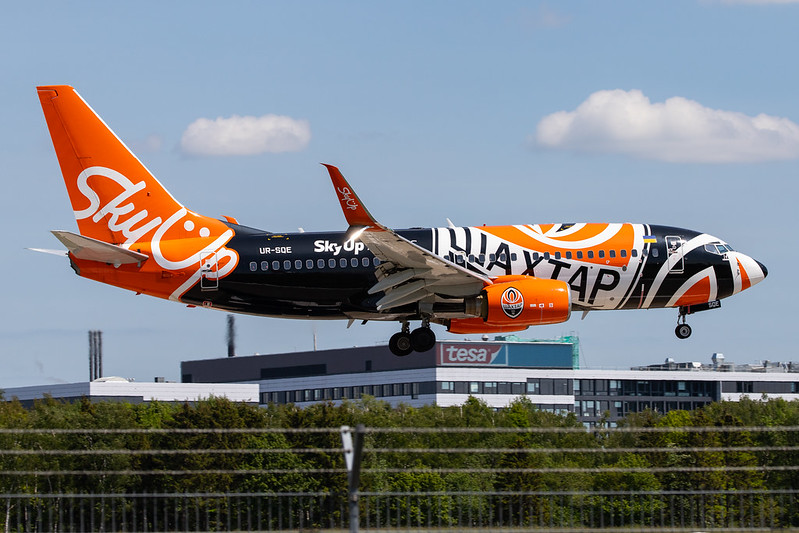 SkyUp Airline's Transatlantic Journey of Boeing 737s to US. SkyUp Airlines Boeing 737-75C, UR-SQE.