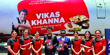 SpiceJet New Livery featuring Michelin Star Chef Vikas Khanna