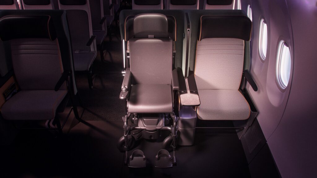 Delta is Making the First of its kind Seat that will enable Wheelchair Users to Remain Seated in Flight